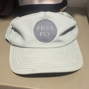 Free Fly Apparel Light Blue Cap with Navy Logo Patch